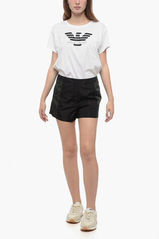 BORN TO PROTECT Nylon Shorts with Breathable Inserts