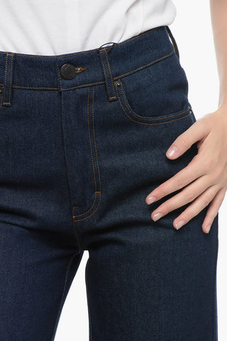 Dark Washed Palazzo Denims with Contrating Stitchies 33,5cm