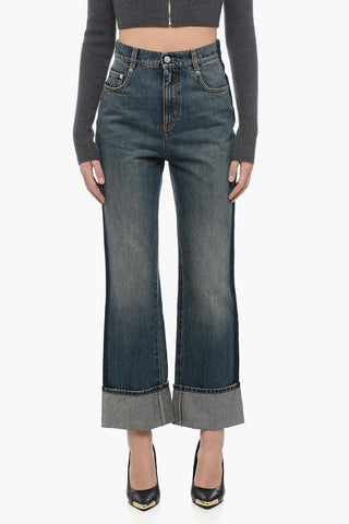 Delavè Denims with Turn-Up Hem
