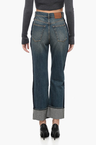 Delavè Denims with Turn-Up Hem