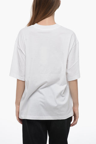 Boxy-fit T-shirt with Logo Print