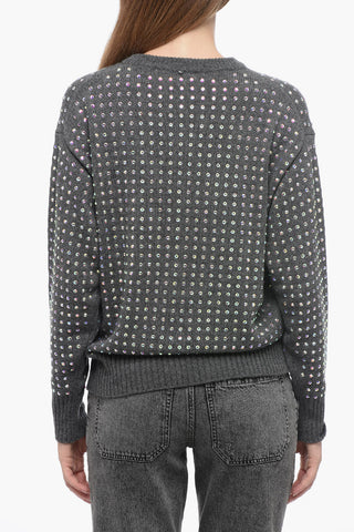 Pullover UTA in Lana con Applicazione Stass