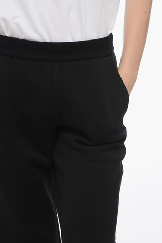 S Joggers in Cotone Stretch con Logo Ricamato
