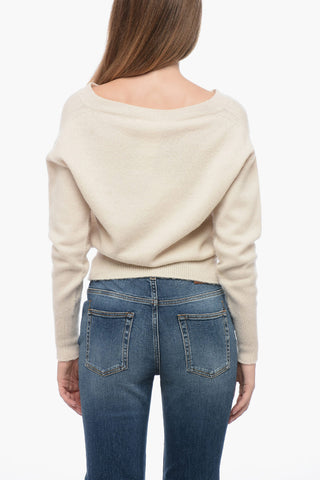 LEISURE Virgin Wool Sweater with V Neck