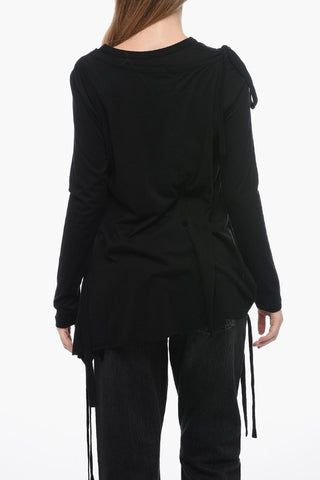 Top Multi Layer con Dettaglio Lacci