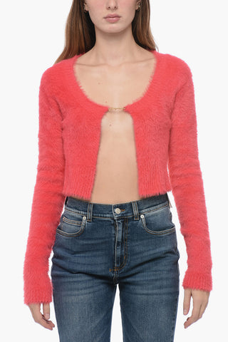 Cardigan LA MAILLE NEVE con Fermaglio Logo