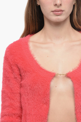 Cardigan LA MAILLE NEVE con Fermaglio Logo
