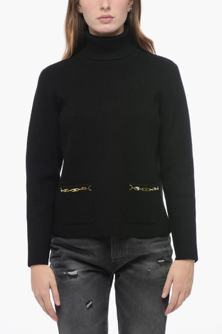Maglia a Collo Alto DAILY con Tasche a Toppa