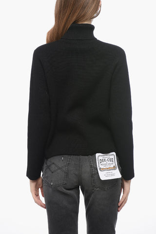 Maglia a Collo Alto DAILY con Tasche a Toppa