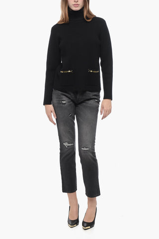 Maglia a Collo Alto DAILY con Tasche a Toppa