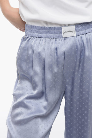 T by ALEXANDER WANG Silk Sleeping Pants with Paisley Motif