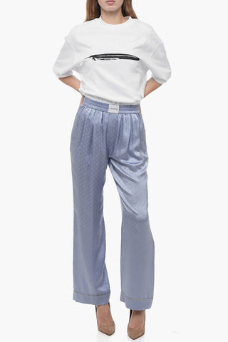 T by ALEXANDER WANG Silk Sleeping Pants with Paisley Motif
