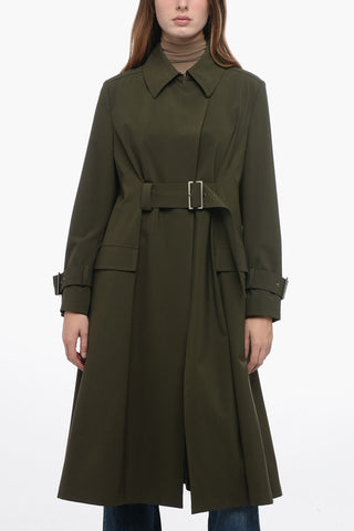 Cool Wool Trench with Buckle Detail
