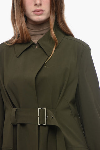 Cool Wool Trench with Buckle Detail