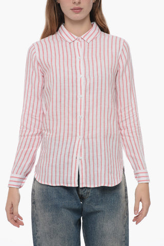 Awning Striped Linen Relaxed Fit Shirt