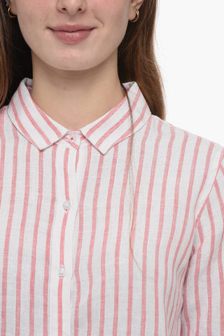 Awning Striped Linen Relaxed Fit Shirt
