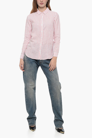 Awning Striped Linen Relaxed Fit Shirt