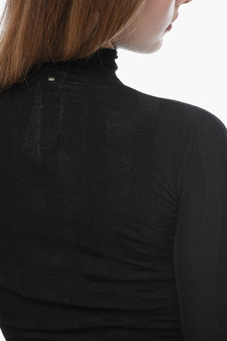 Maglia PISANO a Coste con Collo Alto