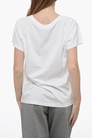 EMPORIO Crew Neck T-Shirt with Printed Logo