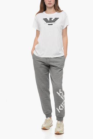 EMPORIO Crew Neck T-Shirt with Printed Logo