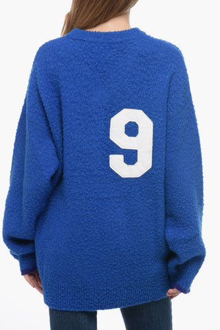 Oversized Sweater with v-Neck