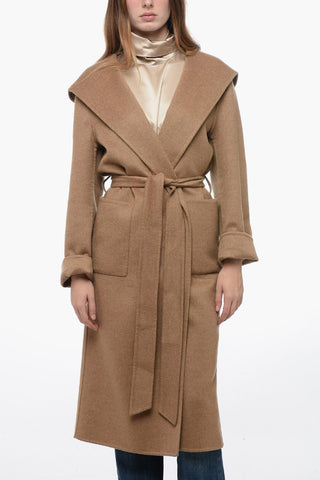 Capotto in Cashmere con Cappuccio