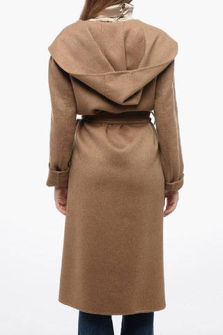 Capotto in Cashmere con Cappuccio