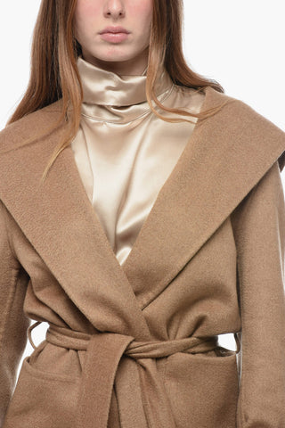 Capotto in Cashmere con Cappuccio