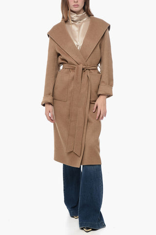 Capotto in Cashmere con Cappuccio