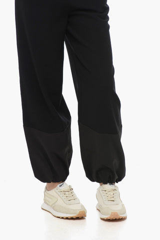 EMPORIO Balloon-Fit Trousers with Satin Hem