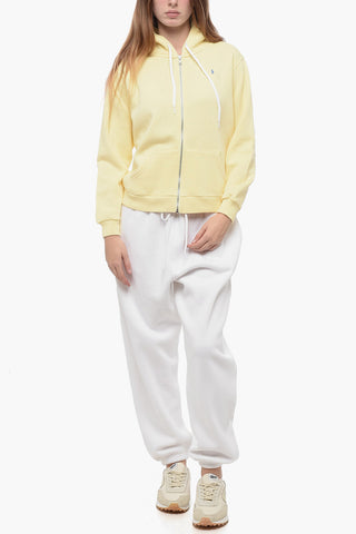 Fleece Cotton Blend Full Zip Hoodie
