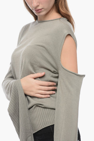 LUXOR Cut Out Sweater with Batwing Sleeves