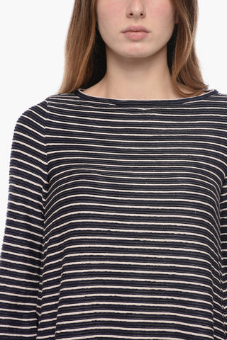 EMPORIO Maglia Girocollo con Motivo a Righe
