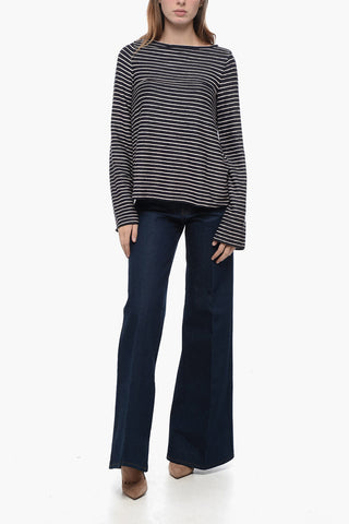 EMPORIO Crew Neck Striped Sweater
