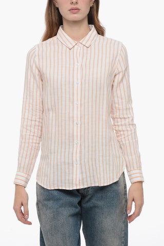 Awning Striped Linen Relaxed Fit Shirt