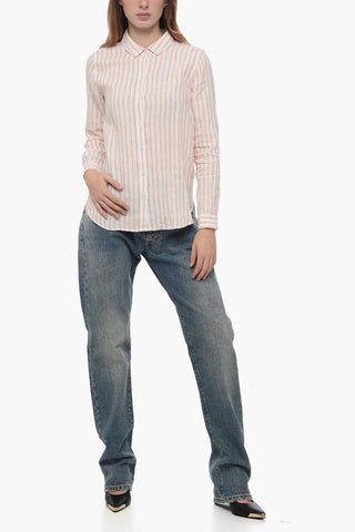 Awning Striped Linen Relaxed Fit Shirt