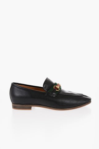 Leather Loafers with Iconic Detail