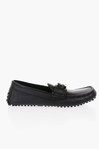 Leather Loafers with GG Monogram