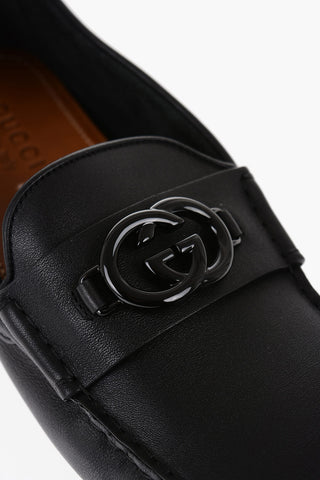 Leather Loafers with GG Monogram