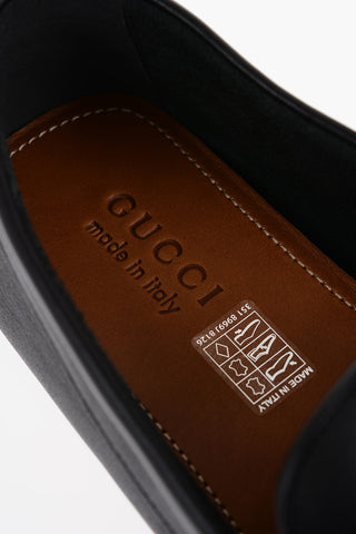 Leather Loafers with GG Monogram