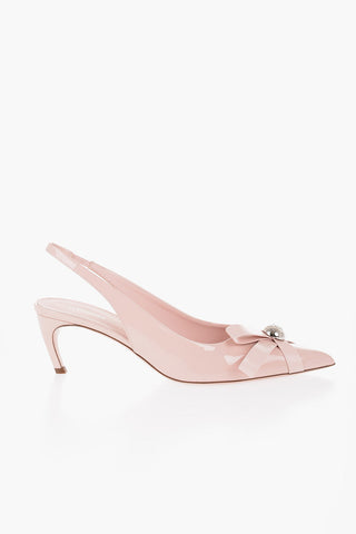 Patent Leather Slingback BRILDA with Pointed Toe 5.5cm
