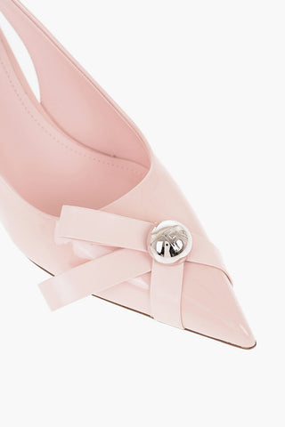 Patent Leather Slingback BRILDA with Pointed Toe 5.5cm