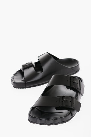 Leather SUNDAY Sandals with Double Bckle
