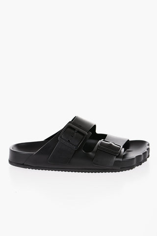 Leather SUNDAY Sandals with Double Bckle