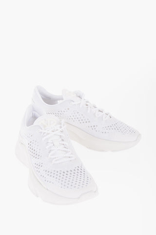 GARAVANI Solid Color Perforated Canvas Low-Top Sneakers