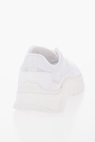GARAVANI Solid Color Perforated Canvas Low-Top Sneakers