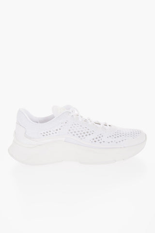 GARAVANI Solid Color Perforated Canvas Low-Top Sneakers