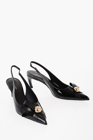 Patent Leather BRILDA Slingback Pumps with Point Toe 5,5cm
