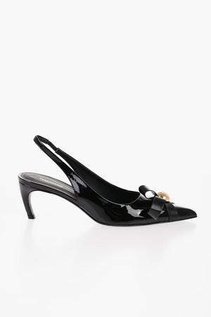 Patent Leather BRILDA Slingback Pumps with Point Toe 5,5cm