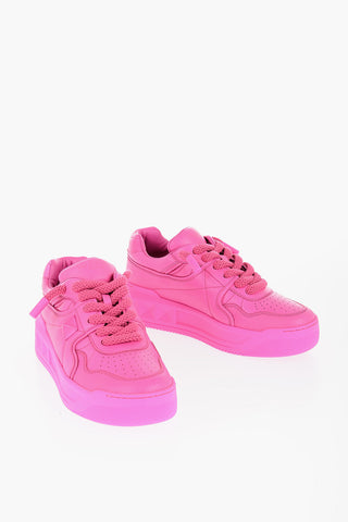 GARAVANI Quilted Leather Low-Top Sneakers with Stud